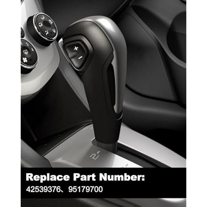 ريحني مقبض ناقل الحركة الأوتوماتيكي مقبض ناقل الحركة مع زر ملاءم لشيفروليه تراكس مصطلح 20132017 ملاءمة لشيفروليه سونيك 2012 20132017 كروم - Image 4