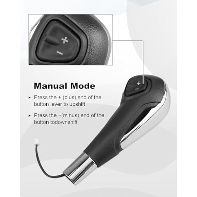 ريحني مقبض ناقل الحركة الأوتوماتيكي مقبض ناقل الحركة مع زر ملاءم لشيفروليه تراكس مصطلح 20132017 ملاءمة لشيفروليه سونيك 2012 20132017 كروم - Image 5