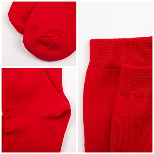 Dani's Choice Basic Solid Casual Quarter Socks for Soft Comfort (Onesize, Red) - Image 2