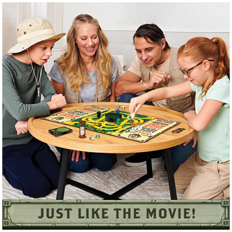 Spin Master Games, Jumanji 30th Anniversary Edition, The Classic Thrilling Adventure Family Board Game Based on The Action-Comedy Movie, Updated Jungle Challenges, 2-4 Players, for Ages 6 & Up - Image 2