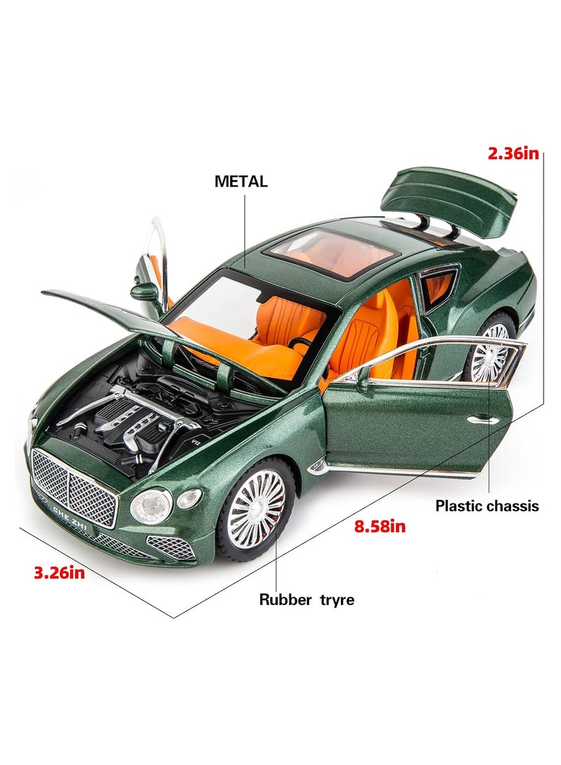 general Toy Car For 1/24 Bentley Continental GT Model Car Alloy Collectible Pull Back Toy Door Can Be Opened for Boys & Girls Gifts - Image 2