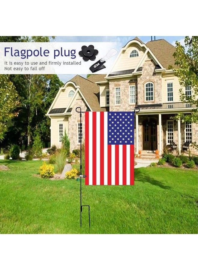 SUMAJU 10 Pcs Garden Flag Rubber Stoppers And Anti-Wind Garden Flag Clips, Rubber Garden Flag Stoppers Holder Flag Stops Clips For Christmas Garden Yard Flag Pole Stand - Image 5