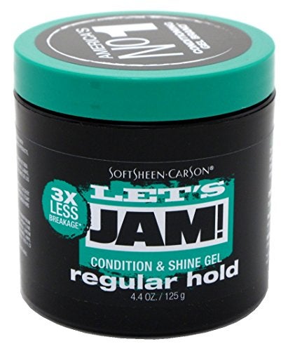Lets Jam Lets Jam Condition  Shine Gel Regular Hold 44 Ounce Jar 130ml 3 Pack 