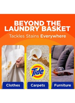 Tide Laundry Stain Remover with Oxi, Rescue Clothes, Upholstery, Carpet and more from Tough Stains, Stain Treater, Travel Essential Spray, 3 Oz (Pack of 2)  - Image 3
