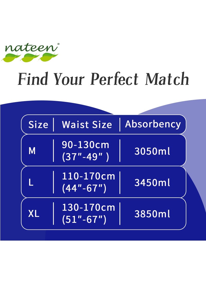 nateen - Flexi Maxi Adult Diapers Pants,Incontinence Night Time Pull Up,Extra Large,Waist Size 130-170cm,20 Count Adult Pull Ups,Superior Comfort,Excellent Combination of Protection. (20 Count) - Image 1