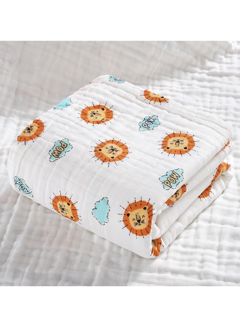 منشفة استحمام مطبوعة برسوم كرتونية من القطن الخالص