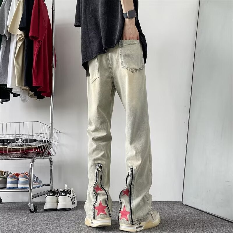 Unisex Casual Daily Denim Jeans - Image 1