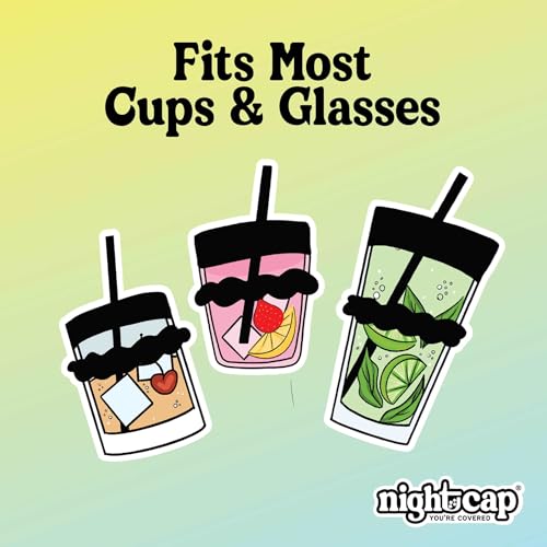 Nightcap The Original Drink Cover Scrunchie – As Seen On Shark Tank And TikTok - Reusable - Wear On Wrist Or In Hair, Prevent Drink Spiking - Sanitary Pocket Keeps Cover Clean – Black - Image 5