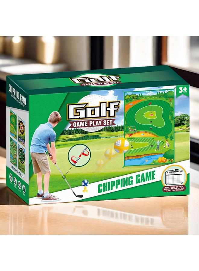 الأزرق جي دبليو <منتجات جديدة في أوروبا> ألعاب رياضية للأولاد في الهواء الطلق لعبة غولف كرة لزجة السهام 3 في 1 ألعاب - Image 3