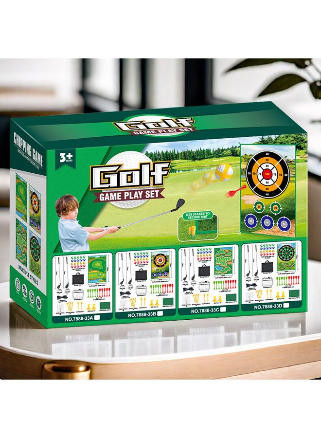 الأزرق جي دبليو <منتجات جديدة في أوروبا> ألعاب رياضية للأولاد في الهواء الطلق لعبة غولف كرة لزجة السهام 3 في 1 ألعاب - Image 2