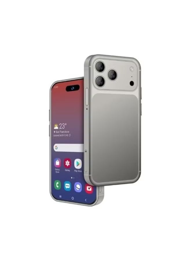 هوب هاتف ذكي صغير Hope XS17، يدعم شبكة 4G، شريحة SIM مزدوجة، ذاكرة وصول عشوائي (RAM) سعة 8 جيجابايت، سعة تخزين 512 جيجابايت، فائق النحافة، لون أبيض - Hope - Image 2