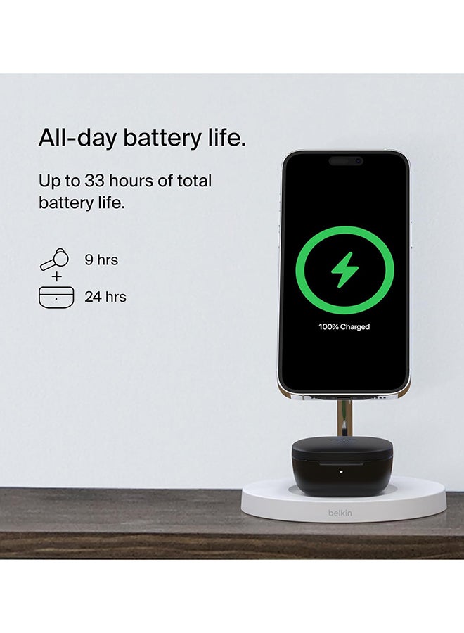 belkin Renewed - Sound Form Motion True Wireless Earbuds Black - Image 2