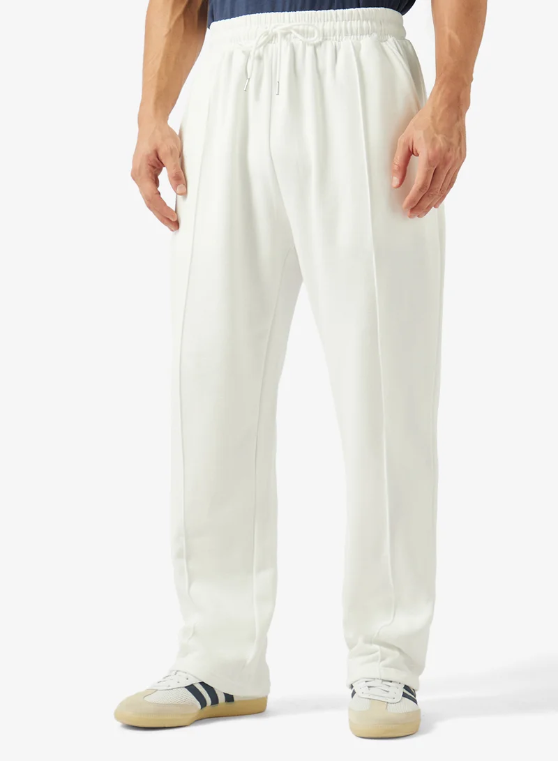 Seventy Five Basics Wide Leg Joggers -PINTUCKED