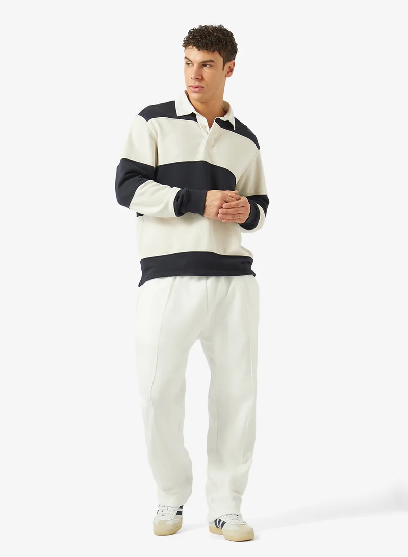 Seventy Five Basics Wide Leg Joggers -PINTUCKED