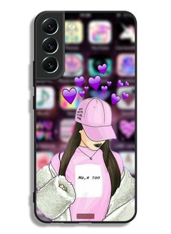 Tolwak Samsung Galaxy S22 Plus 5G Protective Case Cover Anti Social Club  - Image 3