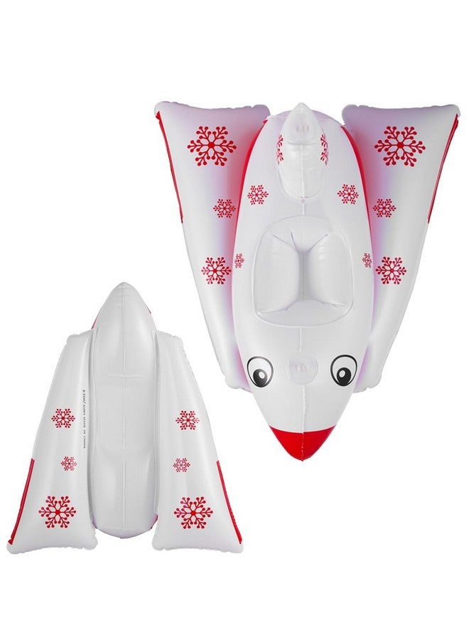 E-TING Santa Clothing Accessories Inflatable Aircraft Airplane Plane Ship Flying Boat For Elf Doll Christmas Decoration（Doll Is Not Included - Image 2