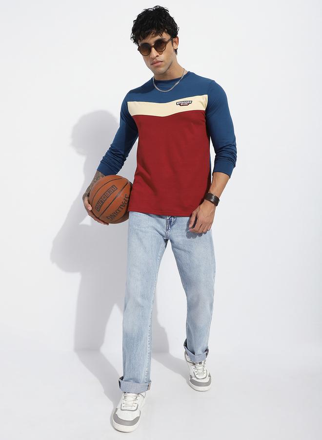 Dillinger Men Regular Fit Cut and Sew Panel T-Shirt - Image 4