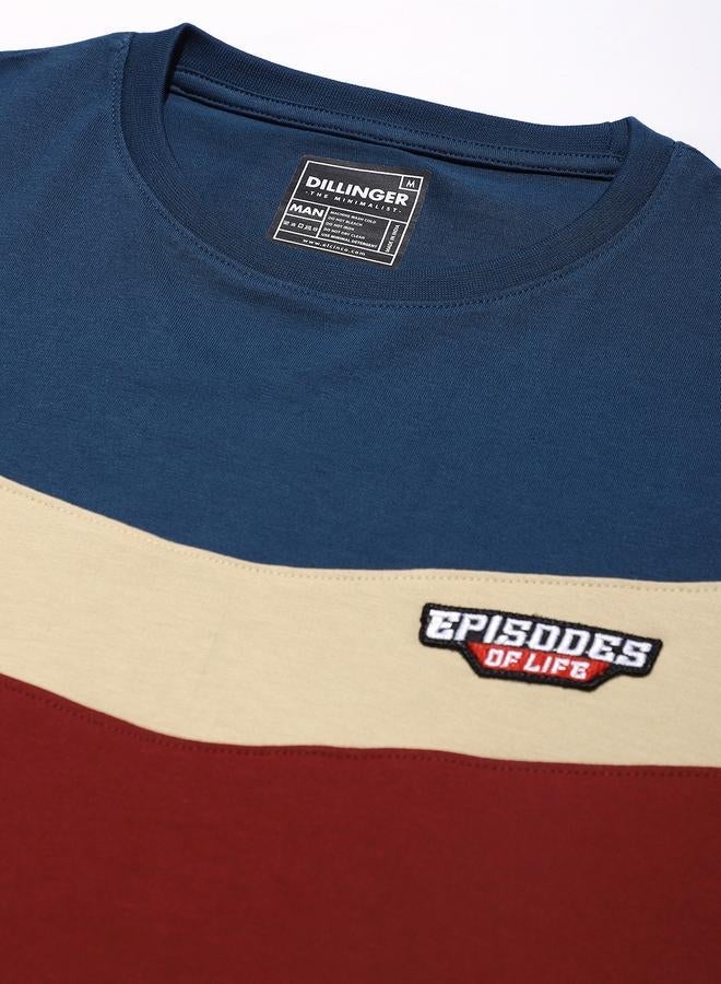 Dillinger Men Regular Fit Cut and Sew Panel T-Shirt - Image 5