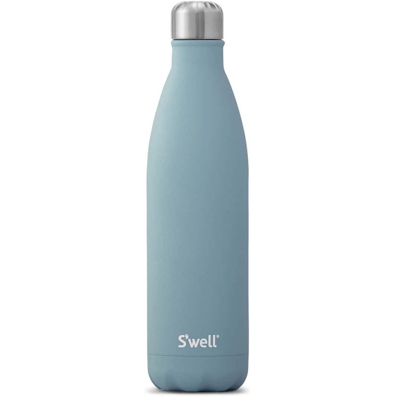 S'well Swell Stainless Steel Water Bottle 25oz Aquamarine Triple Layered Vacuum Insulated Containers Keeps Drinks Cold for 48 Hours and Hot for 24 BPA Free Perfect for On the Go 