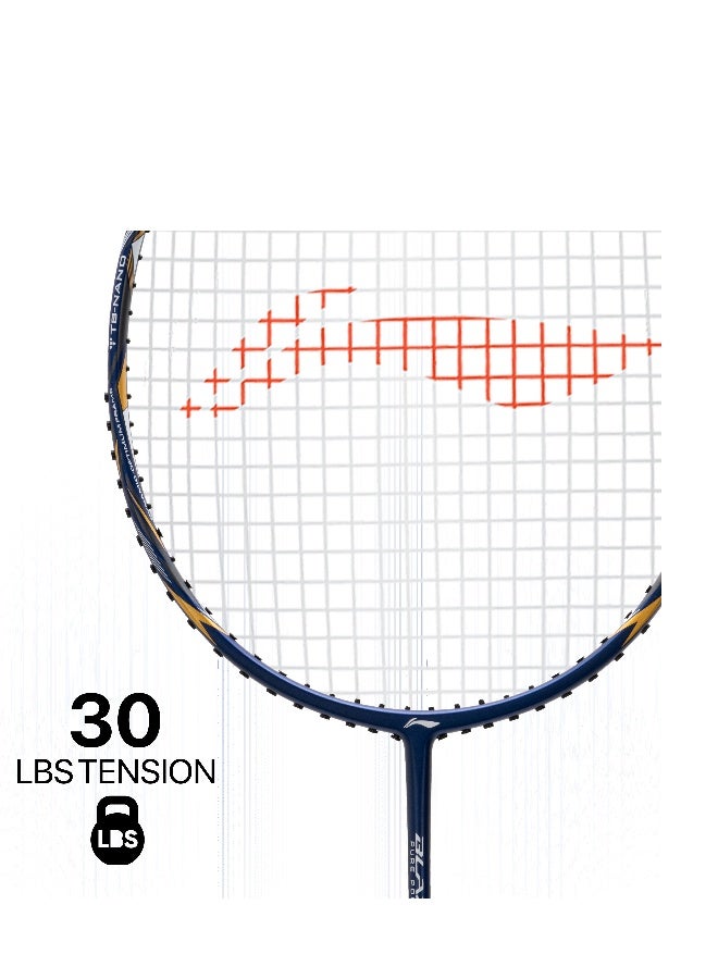 Li-Ning Li_Ning Blaze 100 78G Carbon Fibre Badmiton Racket Strung Badminton Racket with Free Full Cover (Navy/White/Gold) - Premium Badminton Racquets for Performance, Durability and Everyday Use - Image 5