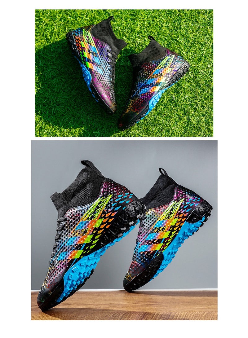 SKT Shiketro Men's soccer cleats for outdoor indoor professional youth boys soccer cleats unisex soccer cleats. - Image 3