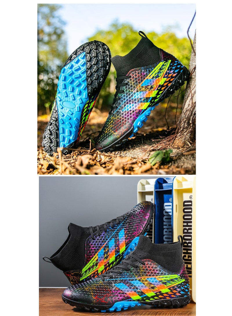 SKT Shiketro Men's soccer cleats for outdoor indoor professional youth boys soccer cleats unisex soccer cleats. - Image 2