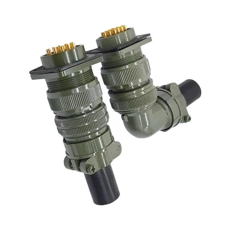 1 pcs MIL-Circular-Connectors 24-7 24-28 Military Specification MS3102 Socket MS3106 MS3108 MIL STD 5015 Circular Connectors(Plug 3106 24-28S) - Image 1