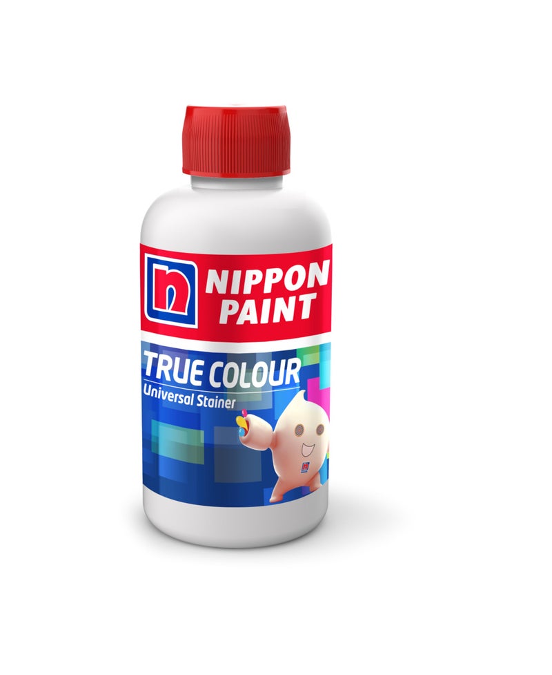 Nippon Paint True Colour Universal Stainer (Fast Red, 100ml)-Water Soluble High Tint, Non-Toxic, Non-Fading Pigment-For Plastic Emulsions, Enamels, Paints, Oil Paints-DIY - Image 1