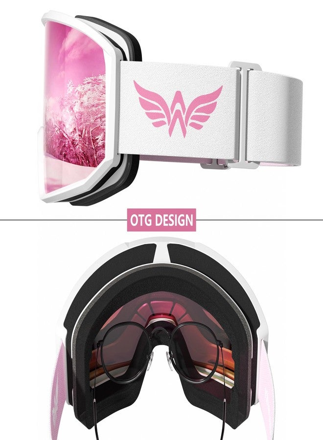 AzureWings Ski Goggles,Snowboard Goggles for Men Women Adults Youth 100% UV Protection/Anti-fog/Wide Vision - Image 4