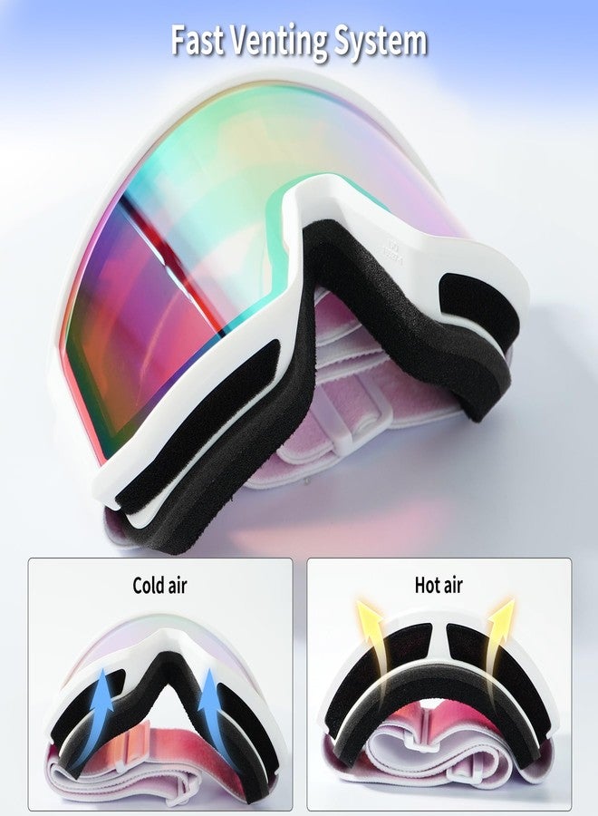 AzureWings Ski Goggles,Snowboard Goggles for Men Women Adults Youth 100% UV Protection/Anti-fog/Wide Vision - Image 2