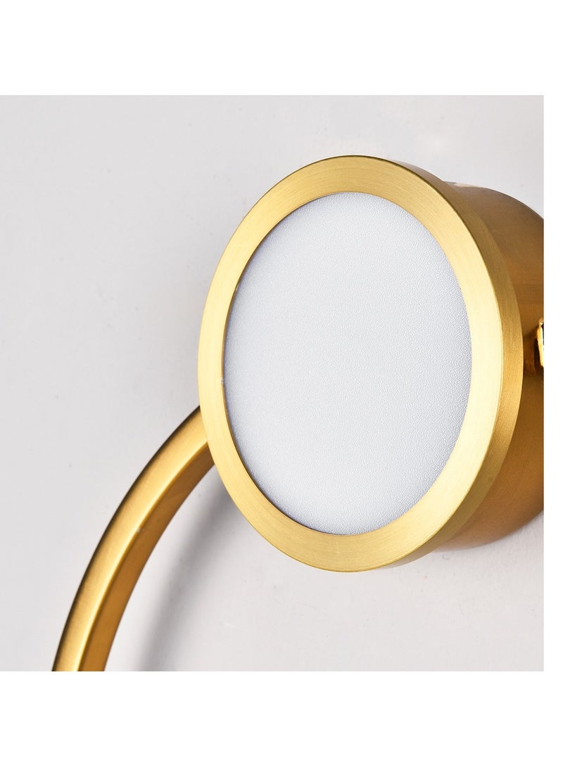 يوكاندل 3قطع من  اضاءة جدارية مودرن راقية دائرة باللون الذهبي - Image 5