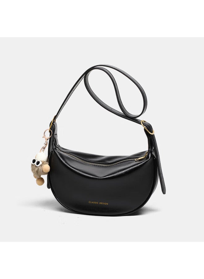 Yuyula Women's Handbag, Cowhide Crossbody Bag, Luxury Shoulder Dumpling Bag, Birthday And Christmas Gift For Women And Wives - Image 1
