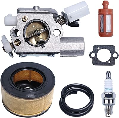 FZJDSD FZJDSD Chainsaw Air Fuel Filter Line Spark Plug Carburetor Maintenance Kit Compatible with Stihl MS251 MS231C MS251C  - Image 1