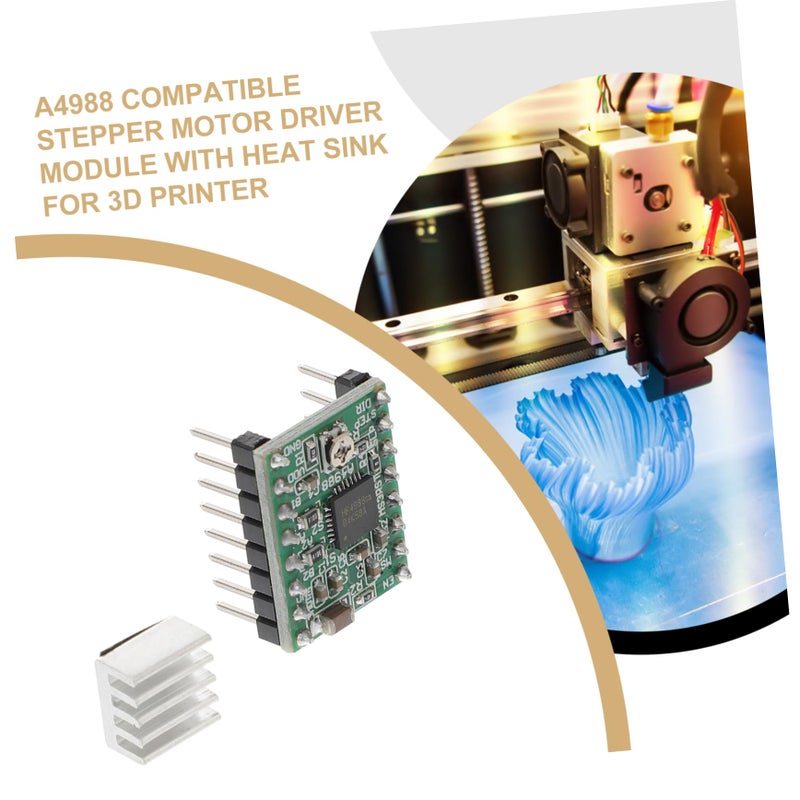 Stepper Motor Driver Module 5Pcs with Heat Sink for 3D Printer CNC Machine Five Resolutions - Image 4