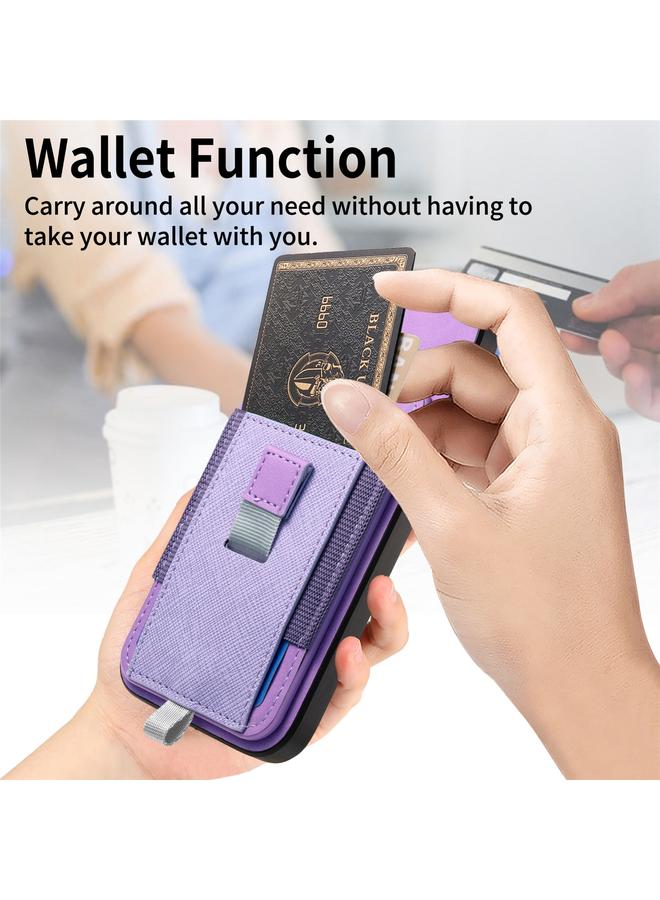 Zaboon Case For iPhone 11 Pro Max Retro Magsafe Cross Leather Pull-Out Card Bag Back Phone Case - Image 5