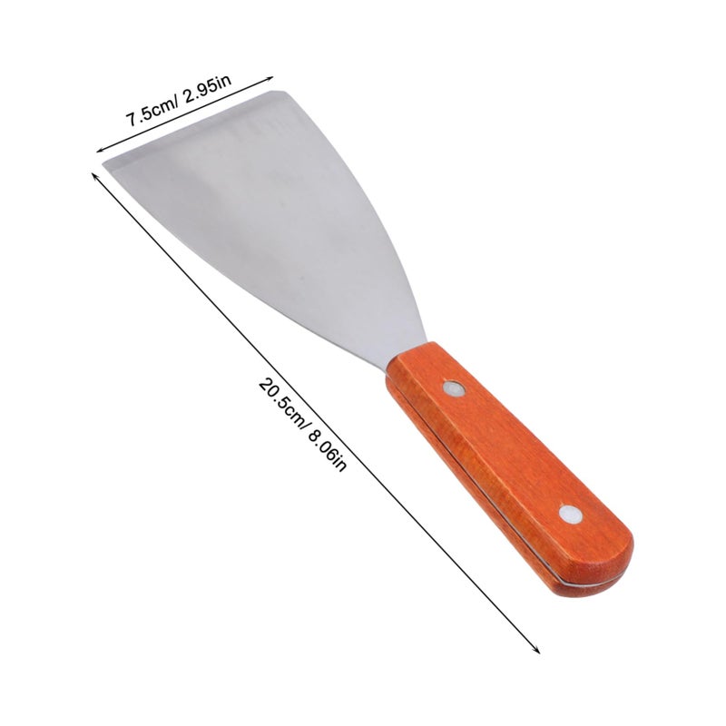 2 Pack Stainless Steel 3D Printer Scraper Tool with Comfortable Handle for Model Removal and Precision Shaping - Image 3