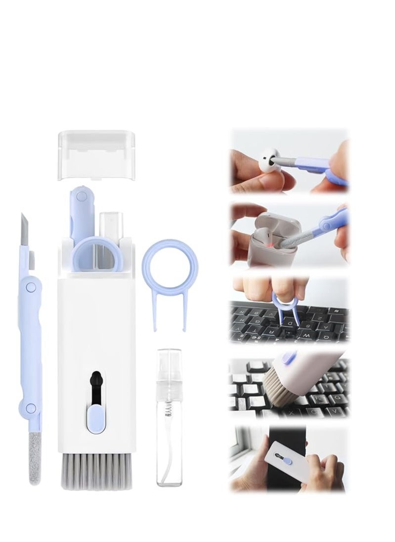 Generic - Cleaner Keyboard Cleaner Kit with Brush, 7 in 1 Electronic Cleaner Kit for Airpod Pro Earbuds Phone Computer, Multi-Function Cleaning Kit for Keyboard Laptop Airpods MacBook Earbuds PC - Image 1