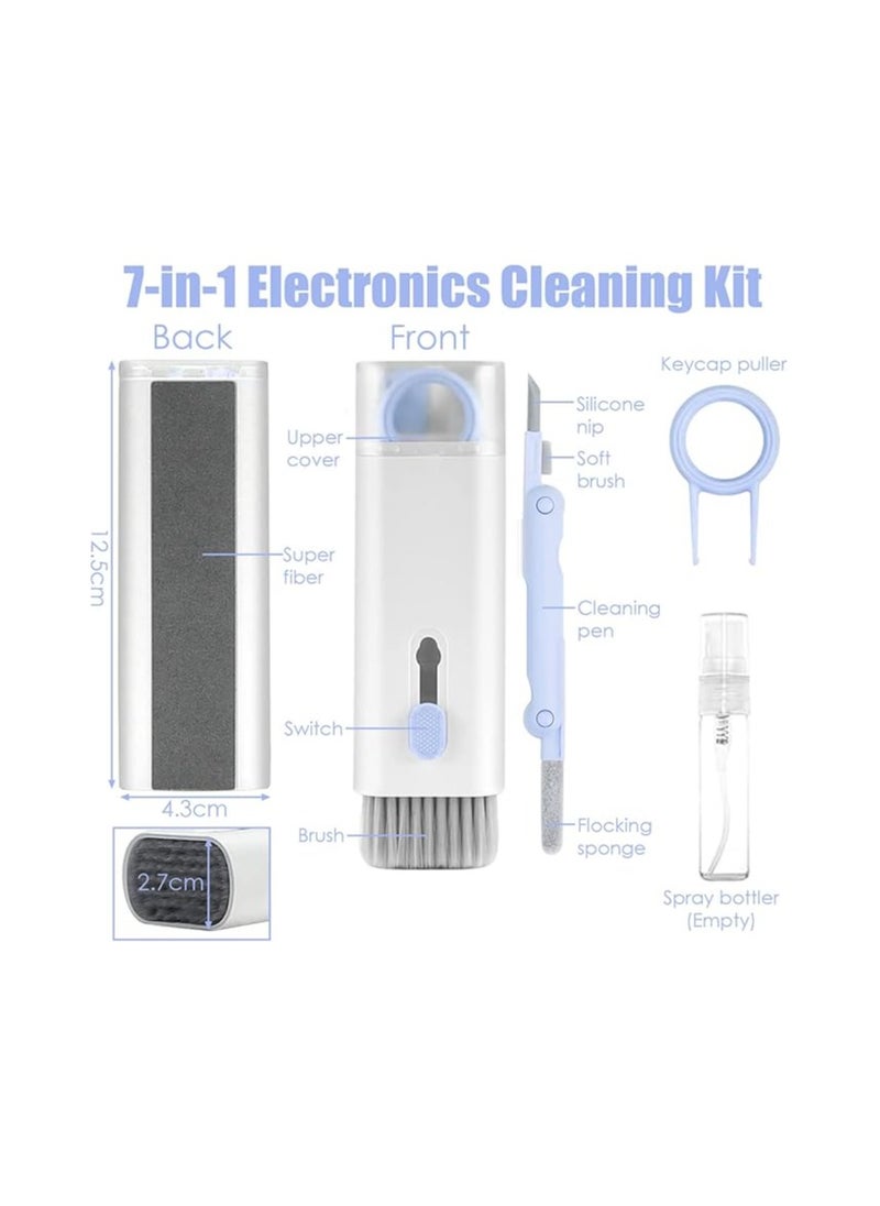 Generic - Cleaner Keyboard Cleaner Kit with Brush, 7 in 1 Electronic Cleaner Kit for Airpod Pro Earbuds Phone Computer, Multi-Function Cleaning Kit for Keyboard Laptop Airpods MacBook Earbuds PC - Image 1