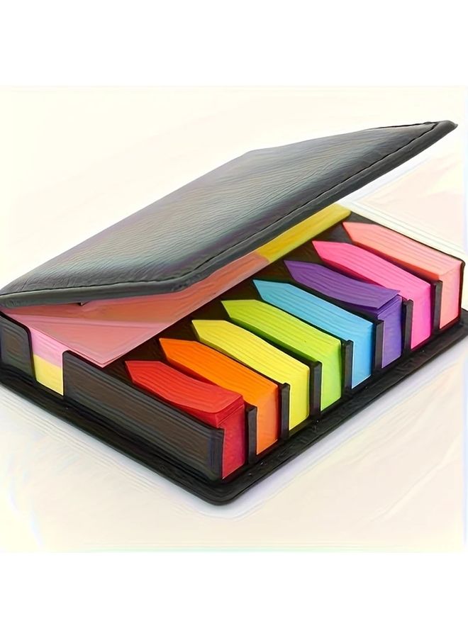 2000 Colorful Self Adhesive Divider Labels with Leather Storage Box Vintage Style Index Labels - Image 5