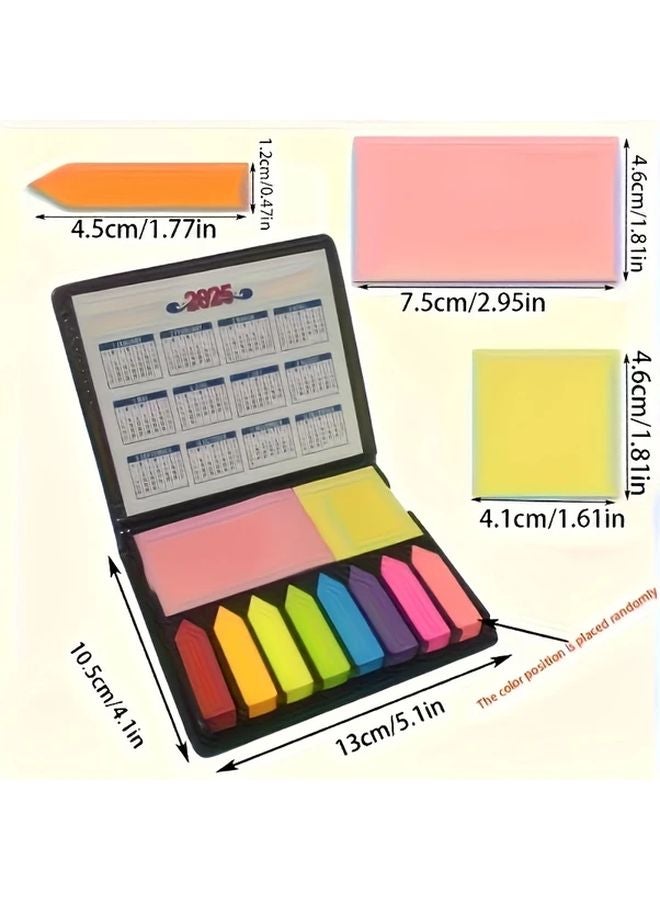2000 Colorful Self Adhesive Divider Labels with Leather Storage Box Vintage Style Index Labels - Image 3