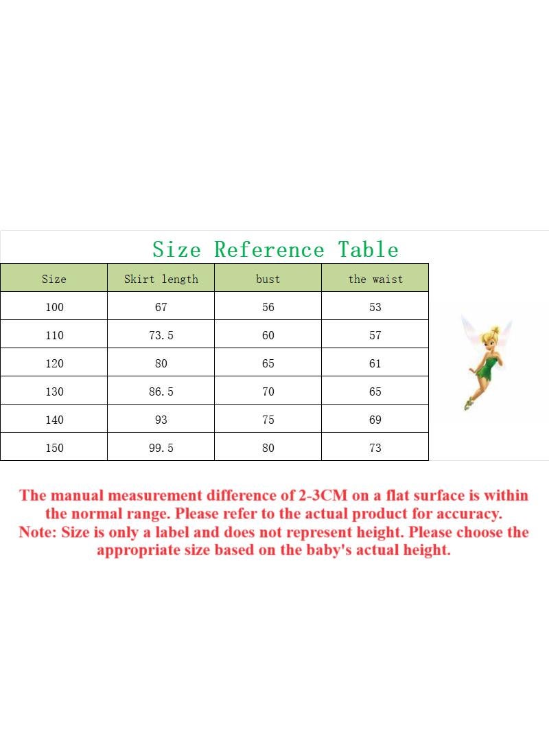 عام 1 مجموعة تينكر بيل ديلوكس لعب دور حزب زي فتاة أفضل هدية اليوم الدولي للأطفال هدية - Image 2