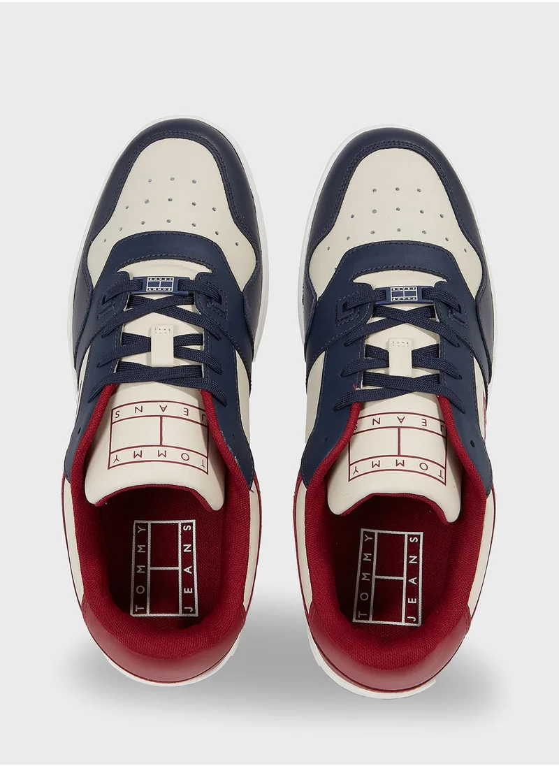 TOMMY JEANS Logo Basket Low  Top Sneakers