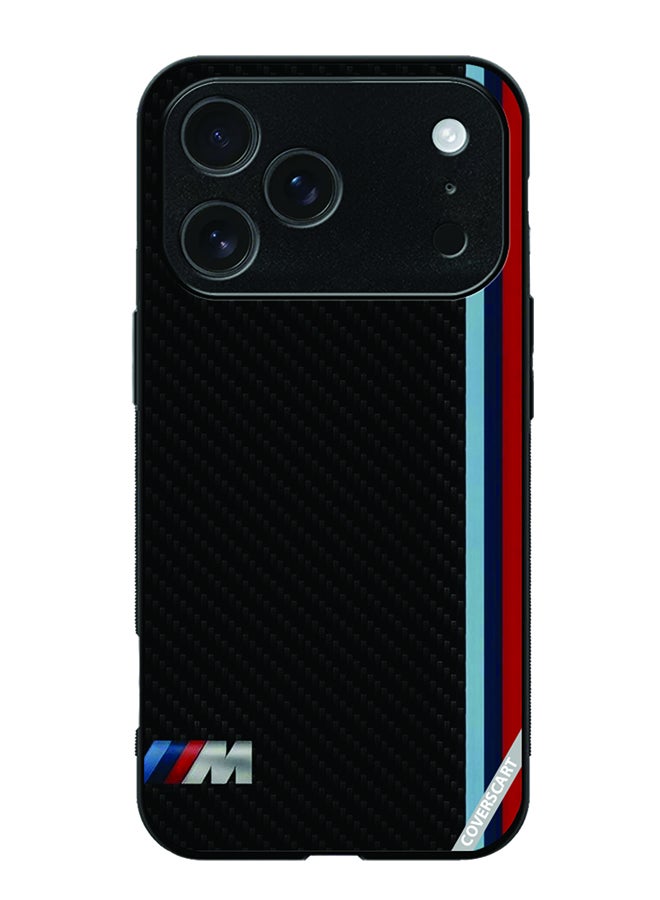 COVERSCART Protective Case Cover For Apple iPhone 17 Pro Max Bmw Logo Design Black