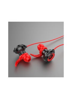 Faster Wired Gaming Earphones with 3.5mm Jack - Noise Canceling Stereo Bass In-Ear Gaming Earbuds with Detachable HD Microphone, Built-in Volume Controls - For PS5, PS4, Xbox, iPhone, and Smartphones - Gaming Headphones for E-Sports (Red)  - Image 4