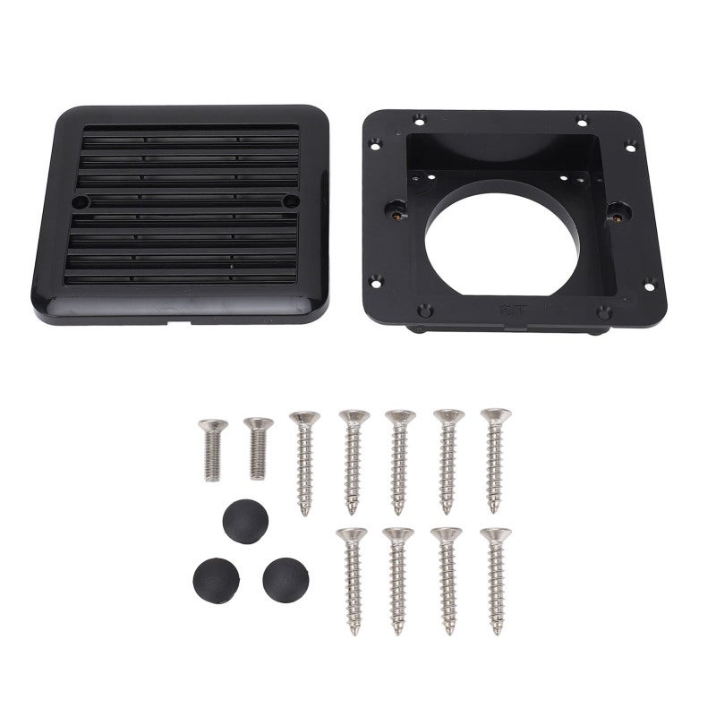 Rv Side Vent Grille 140 X 130 X 45mm Uv-resistant Abs Material Rv Vent Outlet - Water-resistant Ventilation Grille Camper Vent for Rv Campers Trailers Marine Boats Bathrooms Kitchens - Image 1
