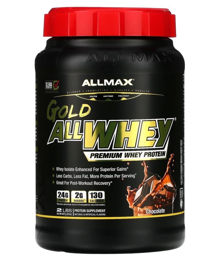 Allmax GOLD ALLWHEY® Premium Whey Protein Chocolate 2 lbs (907 g)