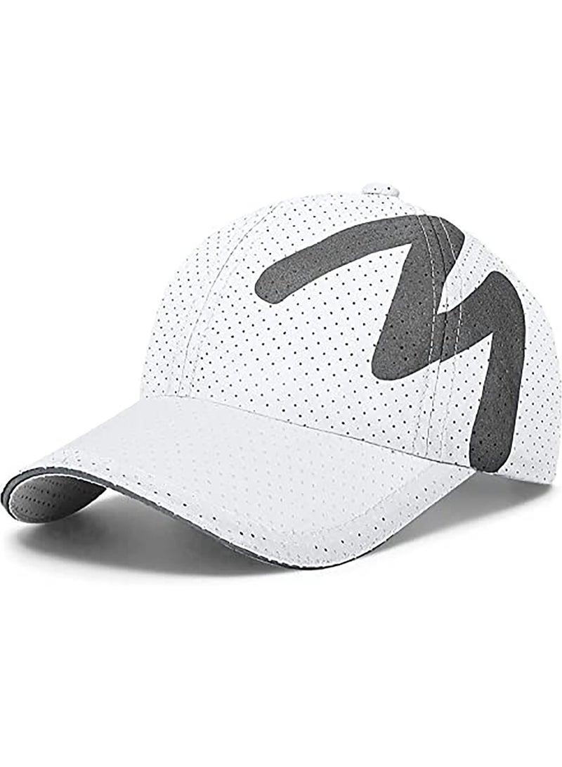 SYOSI Baseball Cap Mens - Running Cap Quick Dry Sports Cap Mesh Reflective Brim Breathable Sun Hat Unisex Lightweight Adjustable Summer Hats for Outdoor - Image 1