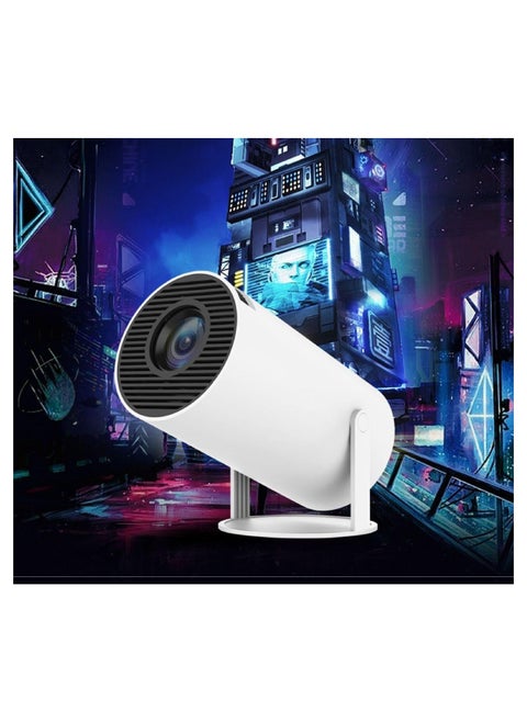 Mini Projector HY300 4K Android 11 – Portable Wi-Fi 6 & Bluetooth Projector with Keystone Correction, 180° Flip, Up to 130” Screen, HD Home Theater Movie Projector with Wi-Fi & BT 5.0