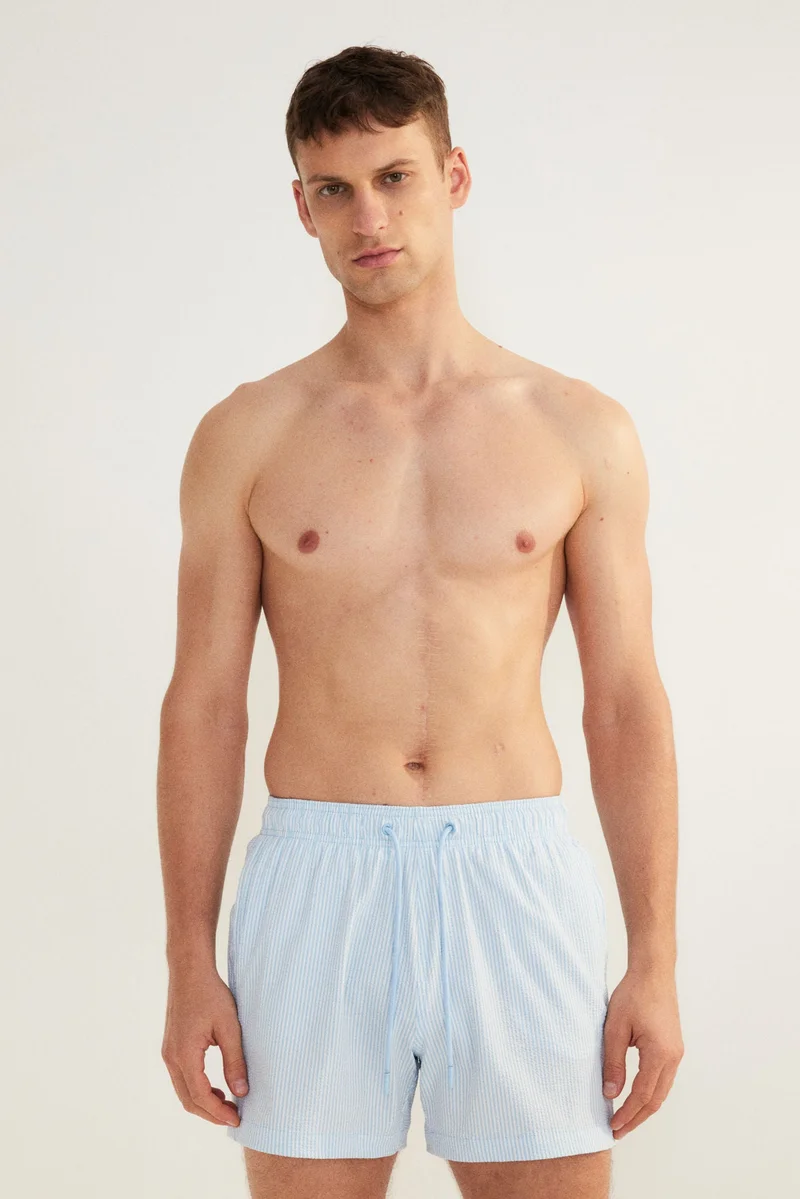H&M Seersucker swim shorts