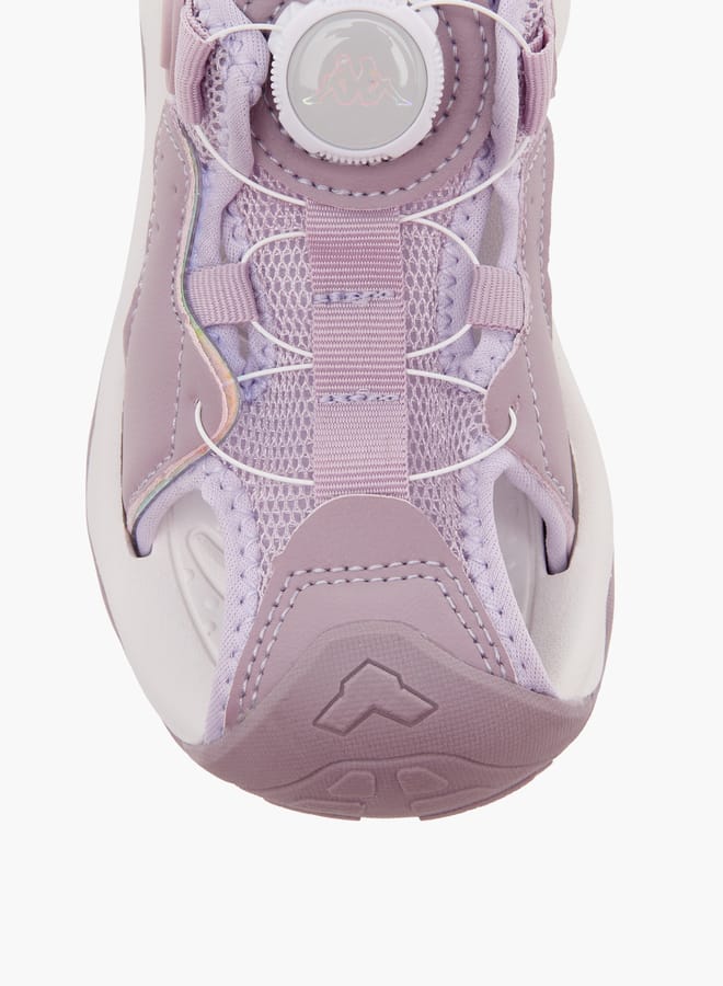 Kappa Girls' Textured Sandals with Rotating Buckle Closure - Image 3